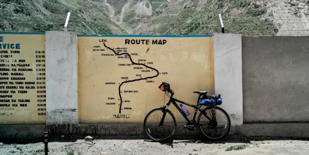 Itinerario mountain bike